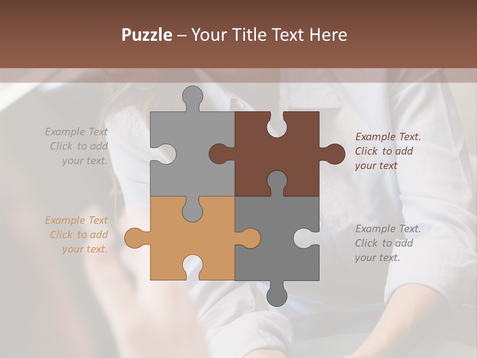 Woman Having Meeting With Doctor In Ivf Clinic Sitting At Desk PowerPoint Template