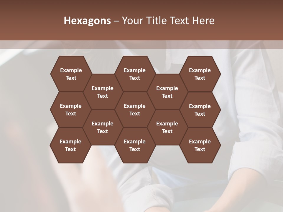 Woman Having Meeting With Doctor In Ivf Clinic Sitting At Desk PowerPoint Template