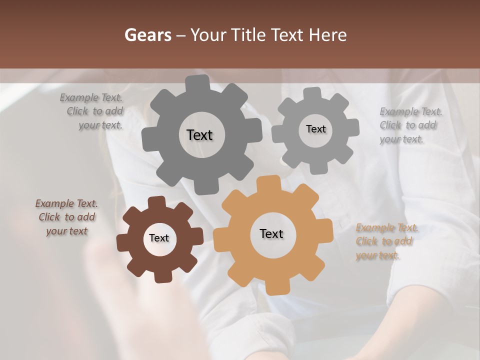 Woman Having Meeting With Doctor In Ivf Clinic Sitting At Desk PowerPoint Template
