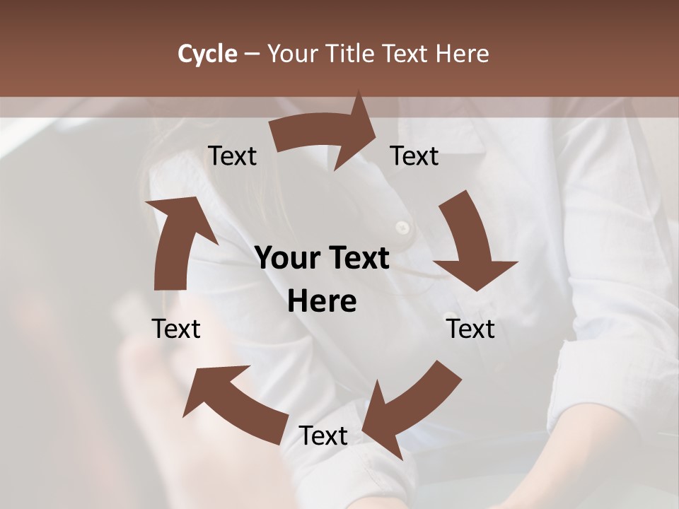 Woman Having Meeting With Doctor In Ivf Clinic Sitting At Desk PowerPoint Template