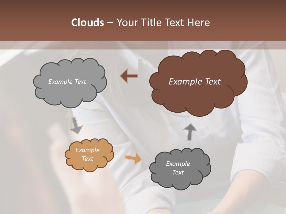 Woman Having Meeting With Doctor In Ivf Clinic Sitting At Desk PowerPoint Template