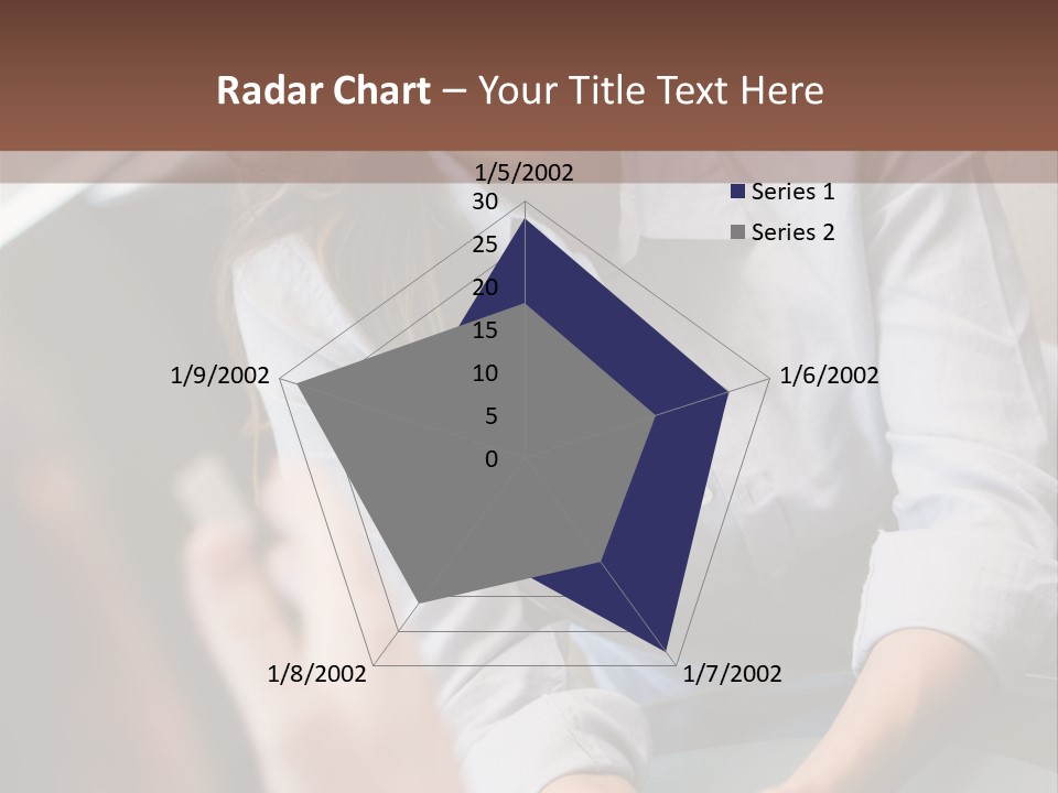 Woman Having Meeting With Doctor In Ivf Clinic Sitting At Desk PowerPoint Template