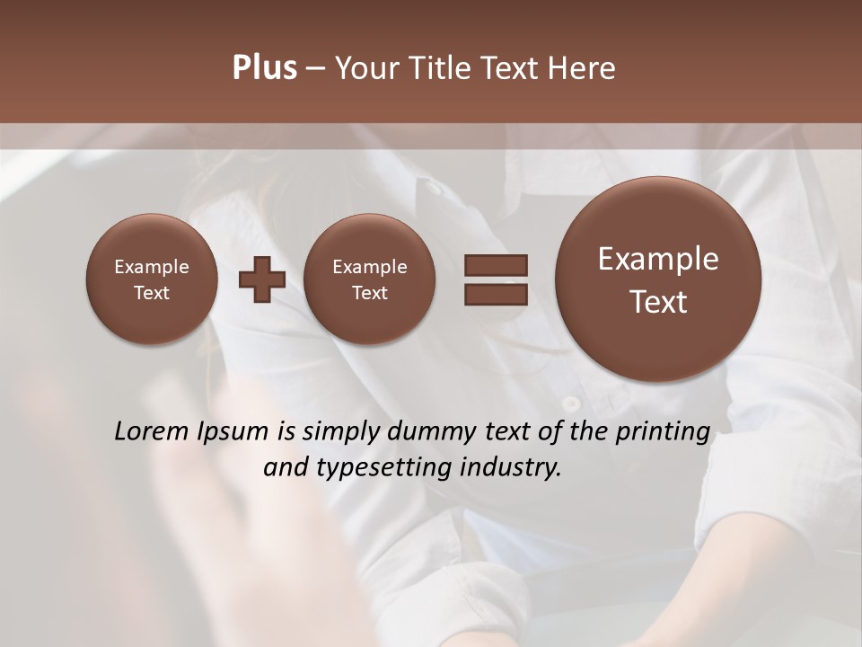 Woman Having Meeting With Doctor In Ivf Clinic Sitting At Desk PowerPoint Template