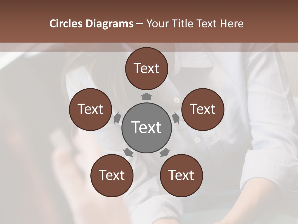 Woman Having Meeting With Doctor In Ivf Clinic Sitting At Desk PowerPoint Template