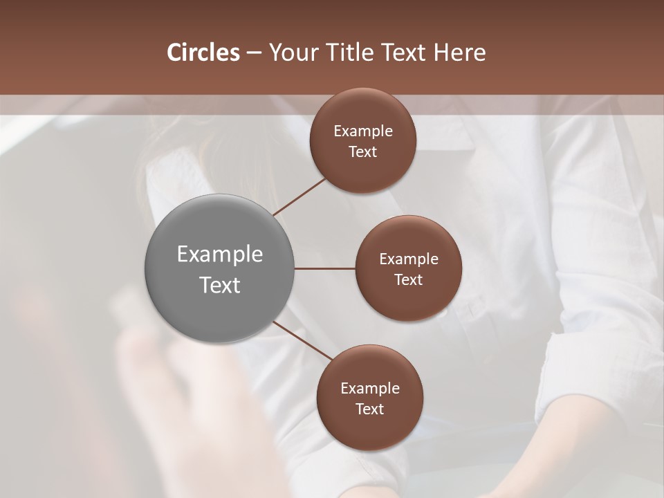 Woman Having Meeting With Doctor In Ivf Clinic Sitting At Desk PowerPoint Template