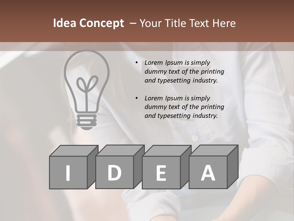 Woman Having Meeting With Doctor In Ivf Clinic Sitting At Desk PowerPoint Template
