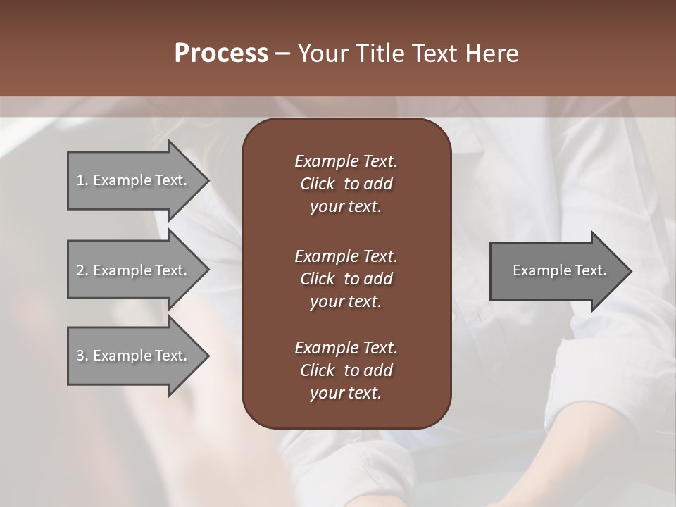 Woman Having Meeting With Doctor In Ivf Clinic Sitting At Desk PowerPoint Template