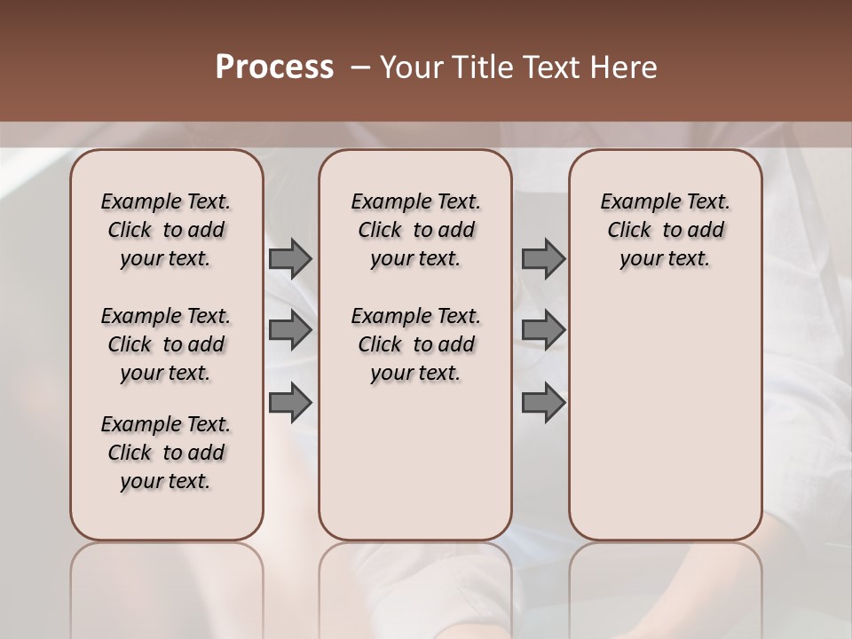 Woman Having Meeting With Doctor In Ivf Clinic Sitting At Desk PowerPoint Template
