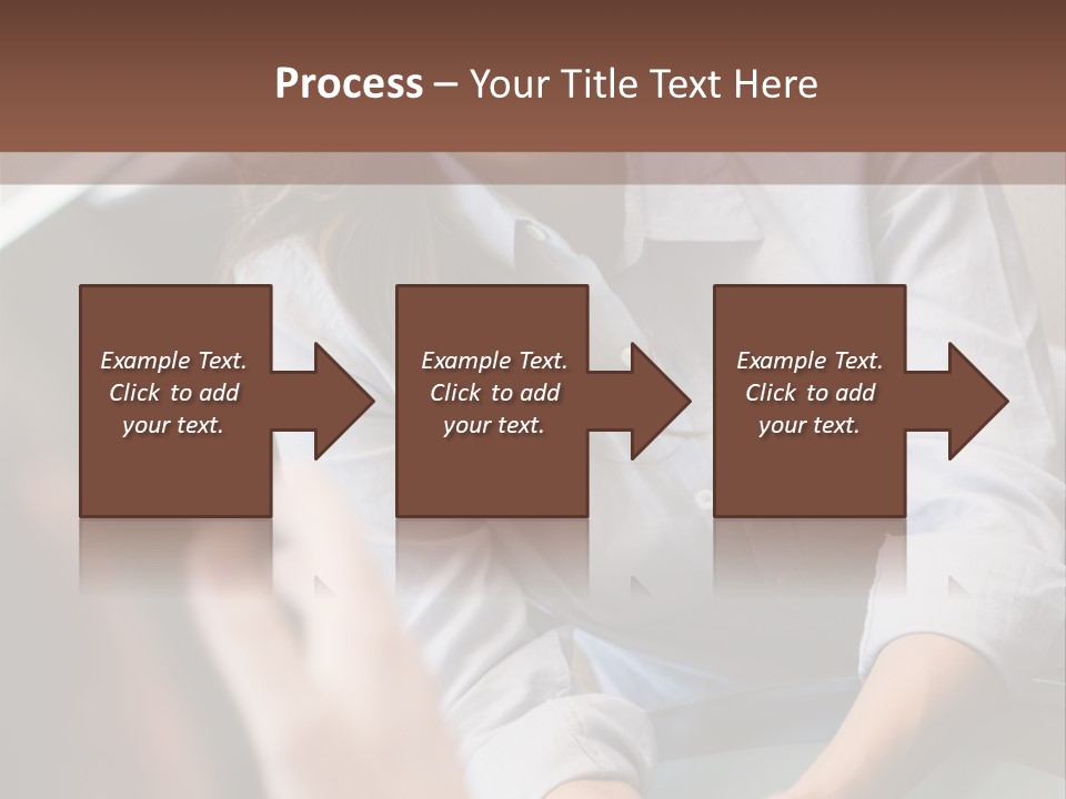 Woman Having Meeting With Doctor In Ivf Clinic Sitting At Desk PowerPoint Template