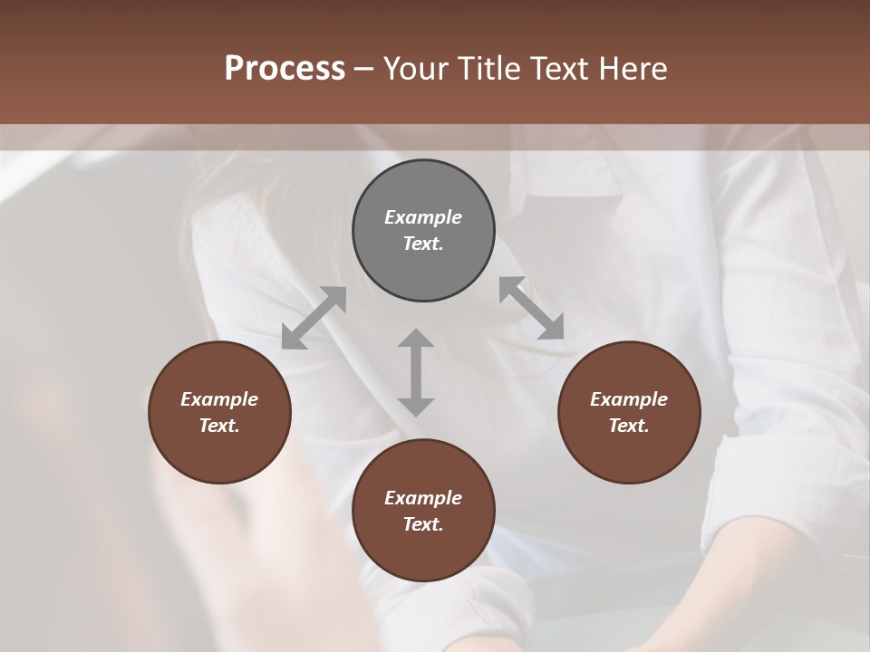 Woman Having Meeting With Doctor In Ivf Clinic Sitting At Desk PowerPoint Template