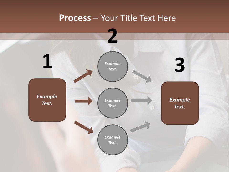 Woman Having Meeting With Doctor In Ivf Clinic Sitting At Desk PowerPoint Template