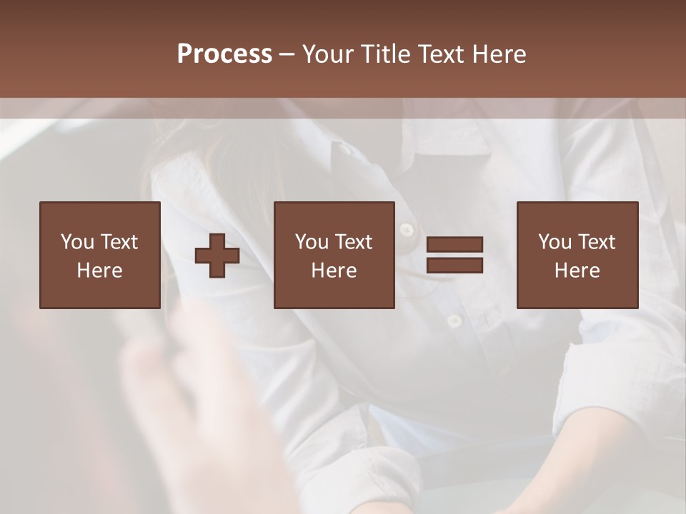 Woman Having Meeting With Doctor In Ivf Clinic Sitting At Desk PowerPoint Template