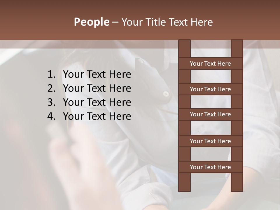 Woman Having Meeting With Doctor In Ivf Clinic Sitting At Desk PowerPoint Template