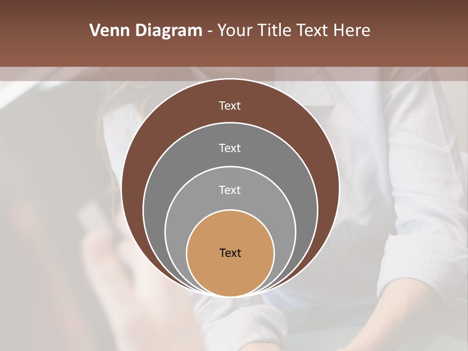 Woman Having Meeting With Doctor In Ivf Clinic Sitting At Desk PowerPoint Template