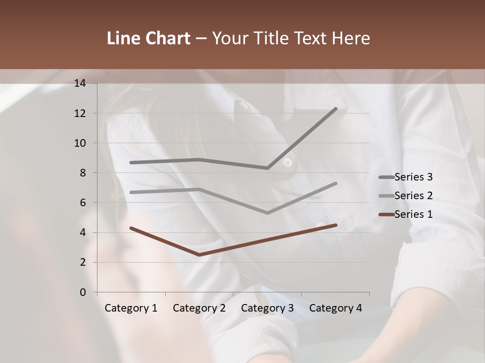 Woman Having Meeting With Doctor In Ivf Clinic Sitting At Desk PowerPoint Template