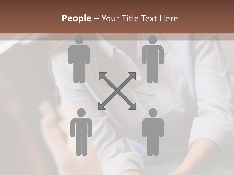 Woman Having Meeting With Doctor In Ivf Clinic Sitting At Desk PowerPoint Template