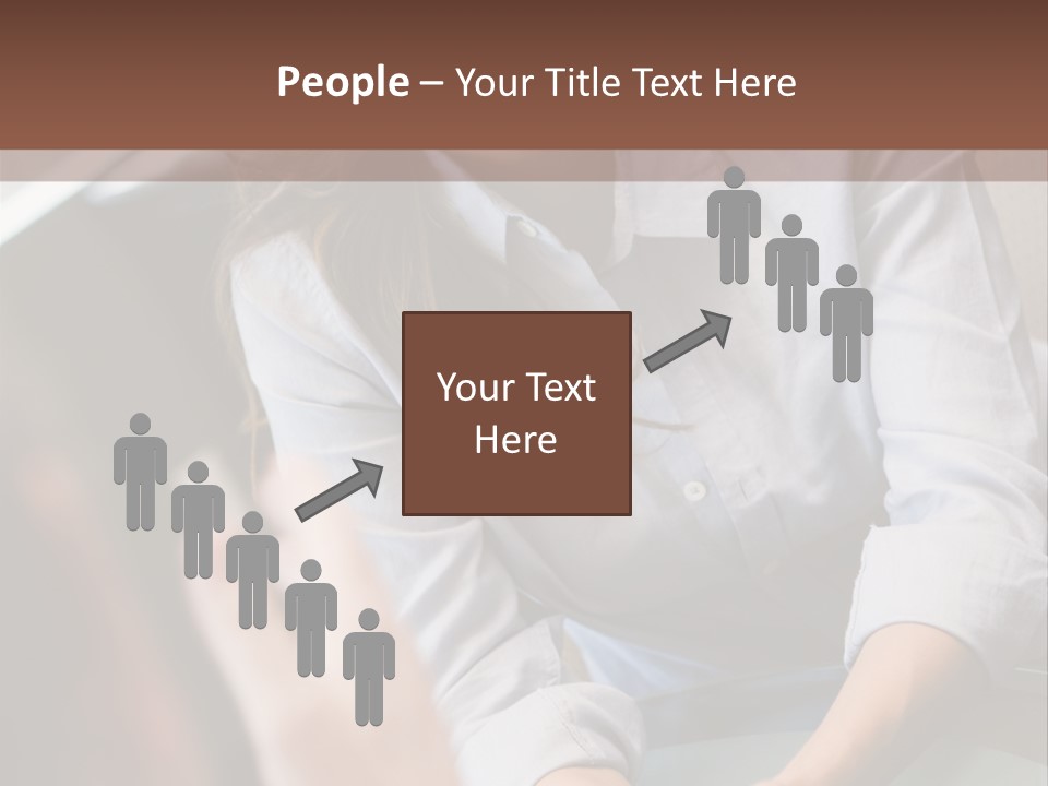 Woman Having Meeting With Doctor In Ivf Clinic Sitting At Desk PowerPoint Template