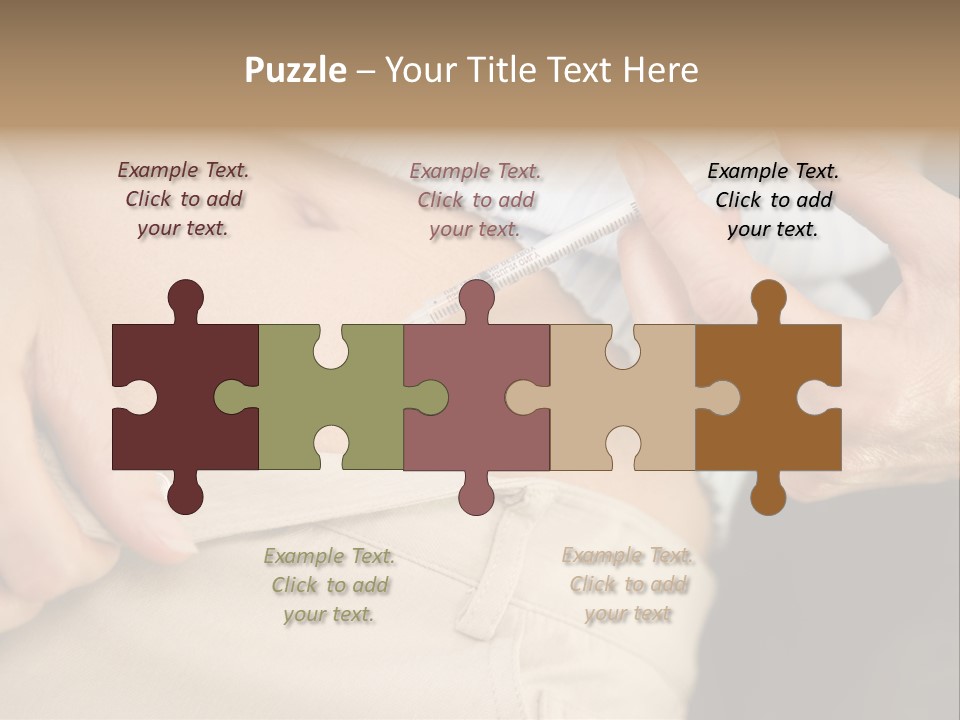 Close Up Of Woman Injecting Drugs To Prepare For Ivf Treatment PowerPoint Template