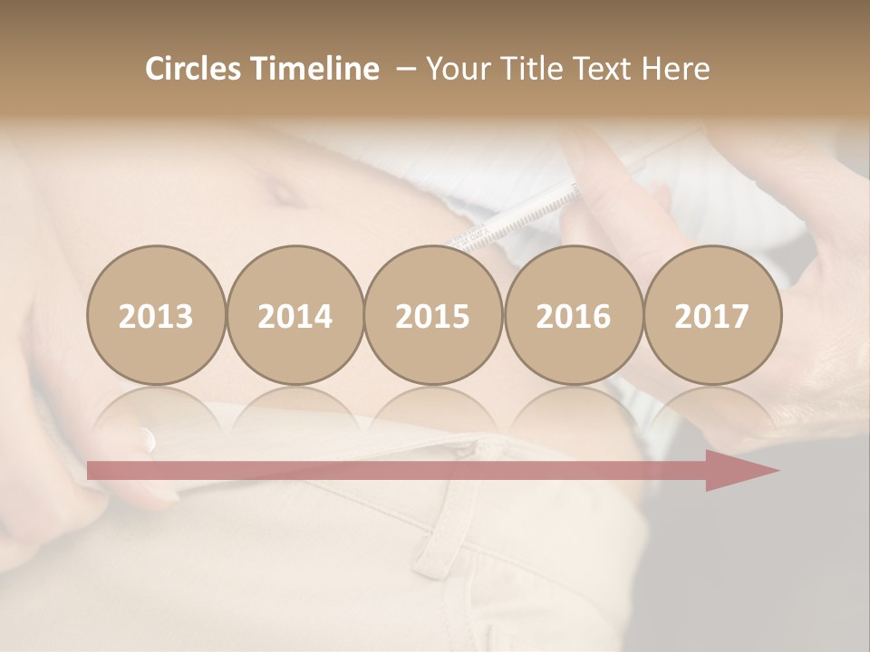 Close Up Of Woman Injecting Drugs To Prepare For Ivf Treatment PowerPoint Template