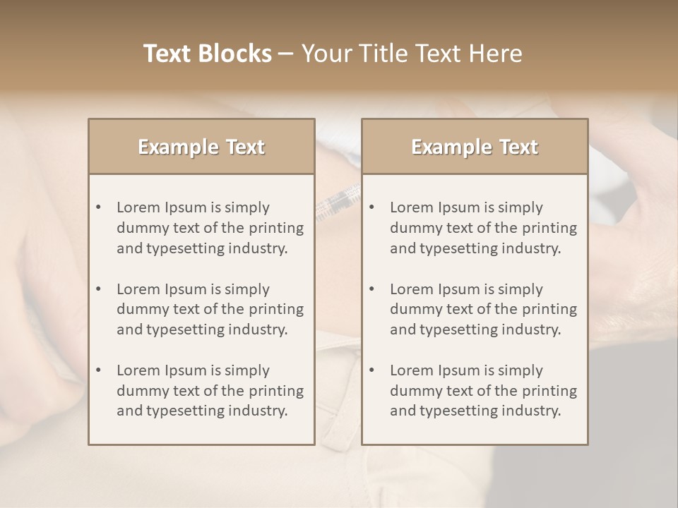 Close Up Of Woman Injecting Drugs To Prepare For Ivf Treatment PowerPoint Template
