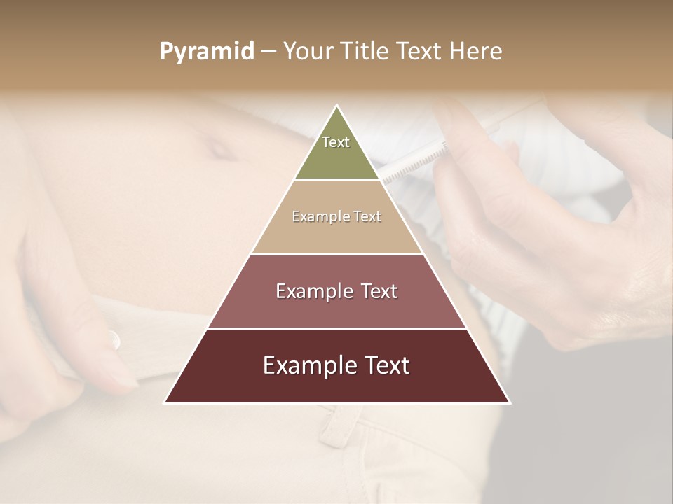 Close Up Of Woman Injecting Drugs To Prepare For Ivf Treatment PowerPoint Template