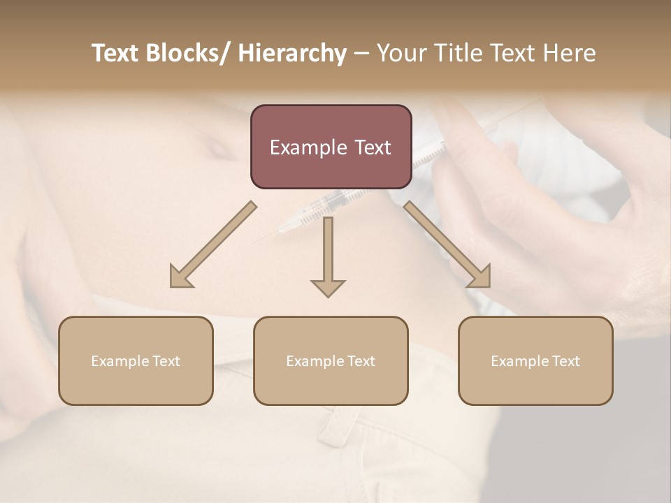 Close Up Of Woman Injecting Drugs To Prepare For Ivf Treatment PowerPoint Template