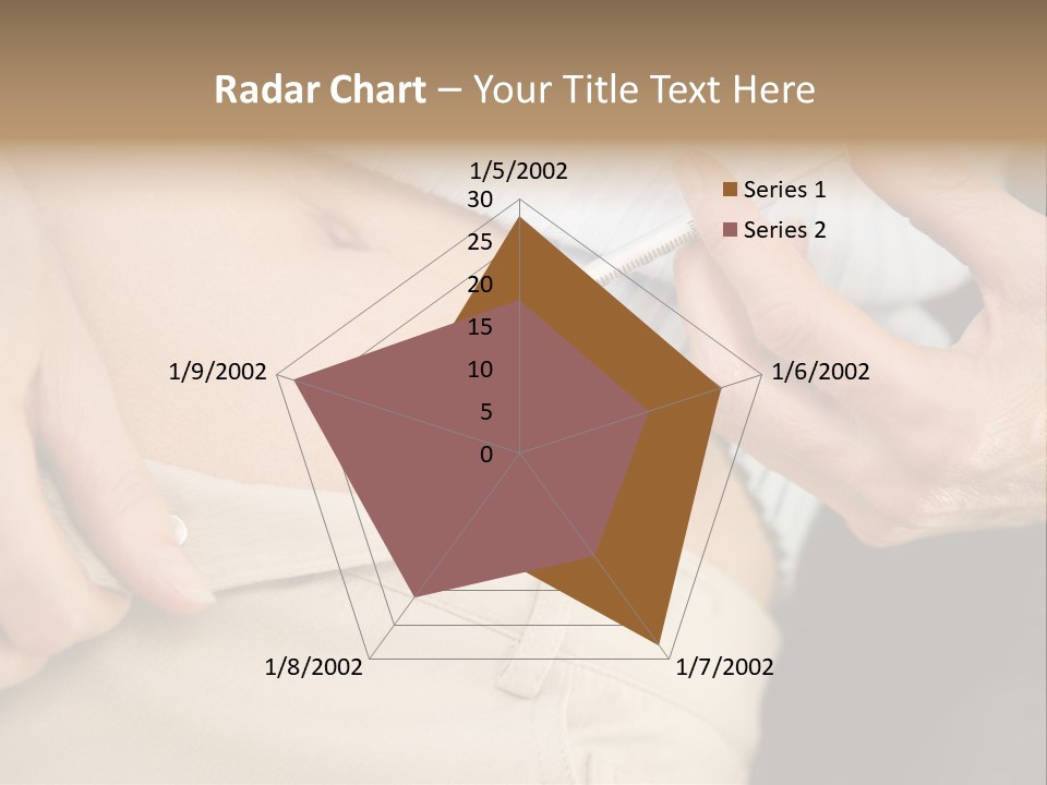 Close Up Of Woman Injecting Drugs To Prepare For Ivf Treatment PowerPoint Template