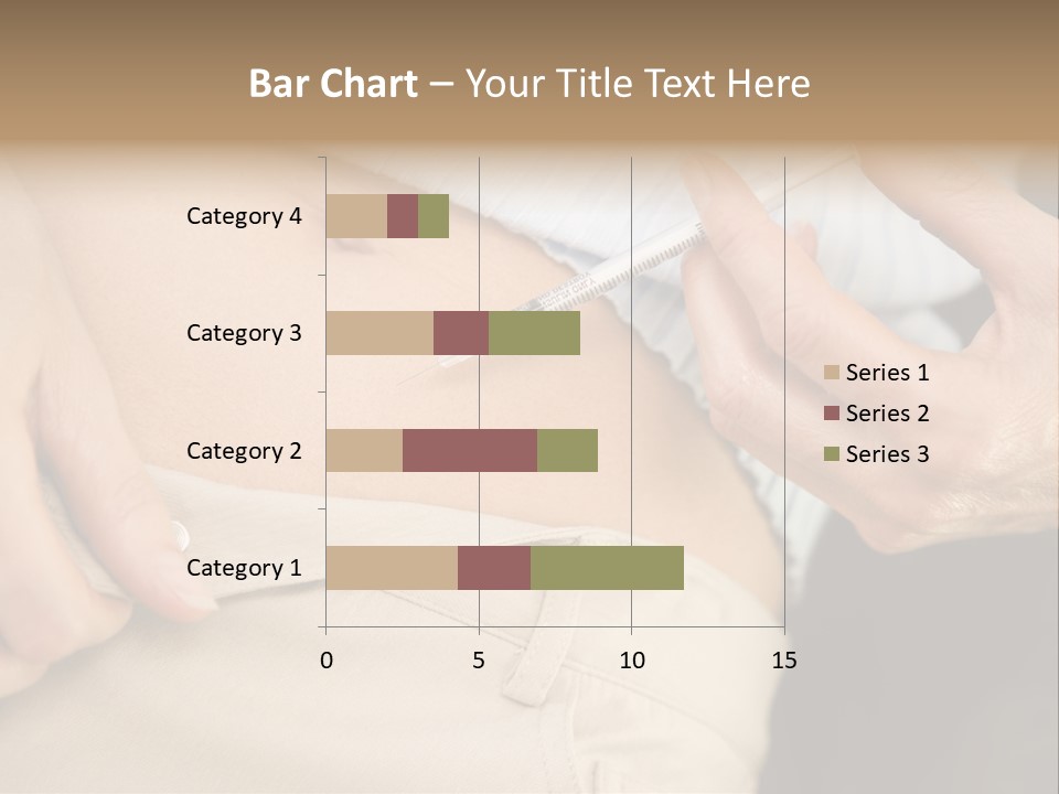 Close Up Of Woman Injecting Drugs To Prepare For Ivf Treatment PowerPoint Template