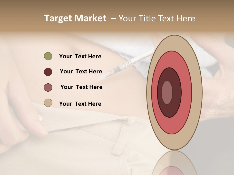 Close Up Of Woman Injecting Drugs To Prepare For Ivf Treatment PowerPoint Template
