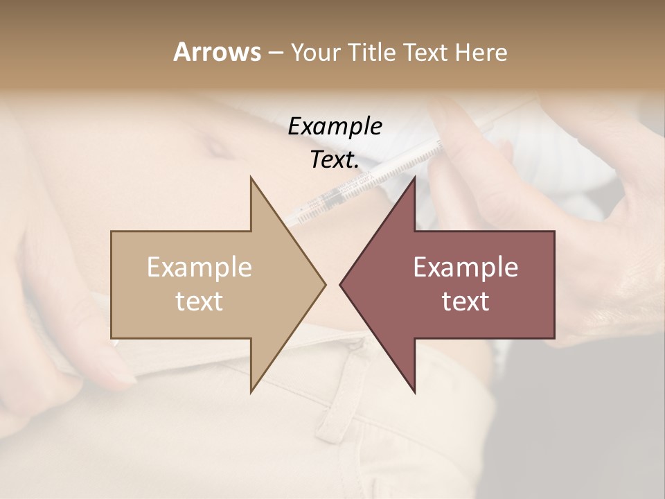 Close Up Of Woman Injecting Drugs To Prepare For Ivf Treatment PowerPoint Template