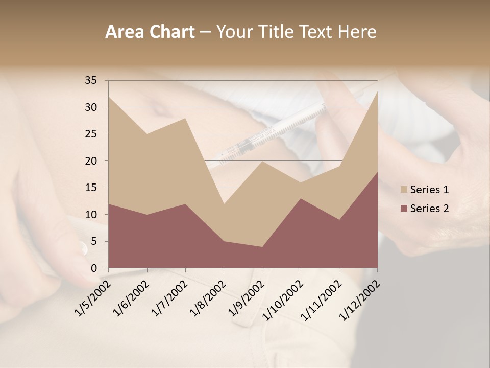 Close Up Of Woman Injecting Drugs To Prepare For Ivf Treatment PowerPoint Template