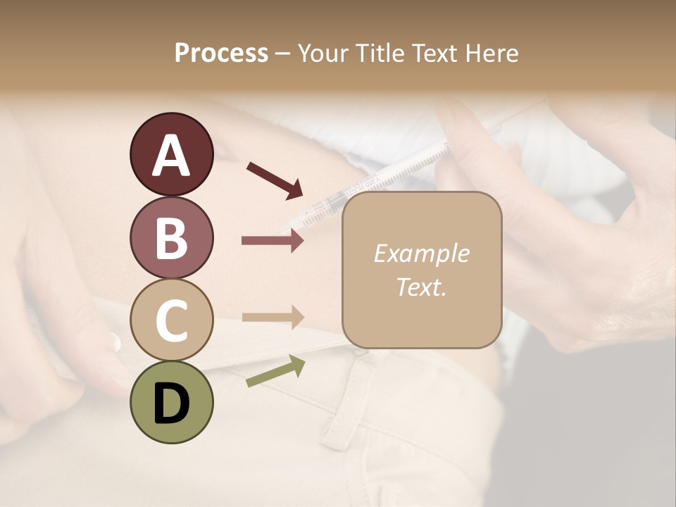 Close Up Of Woman Injecting Drugs To Prepare For Ivf Treatment PowerPoint Template