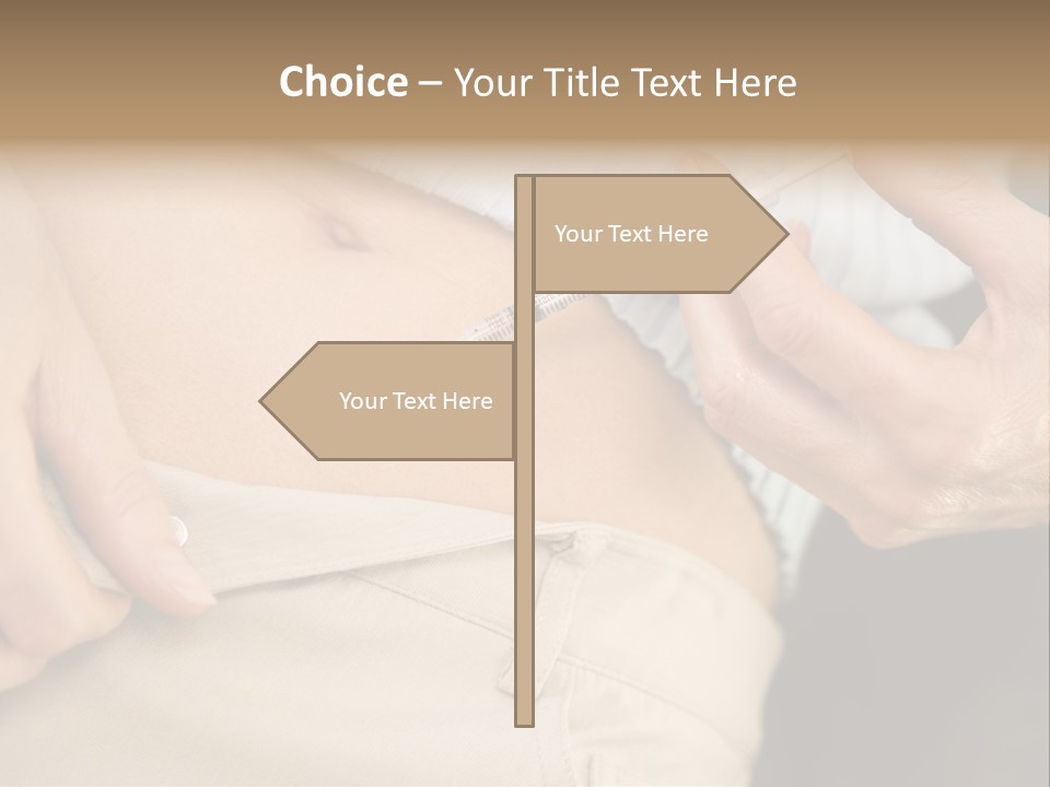 Close Up Of Woman Injecting Drugs To Prepare For Ivf Treatment PowerPoint Template