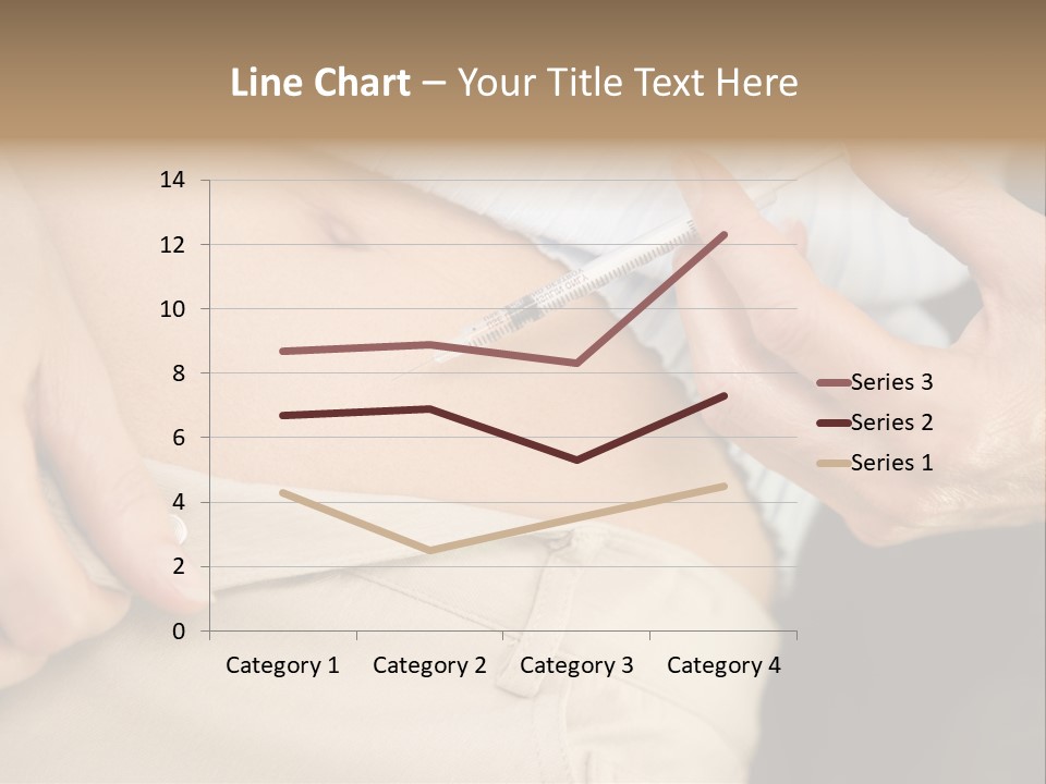 Close Up Of Woman Injecting Drugs To Prepare For Ivf Treatment PowerPoint Template