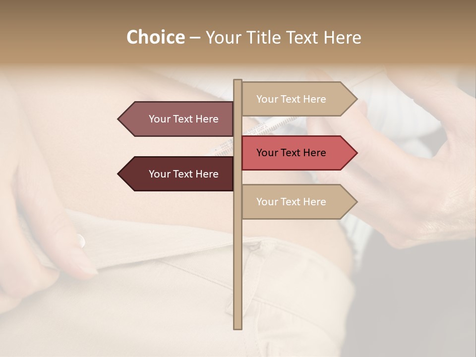 Close Up Of Woman Injecting Drugs To Prepare For Ivf Treatment PowerPoint Template