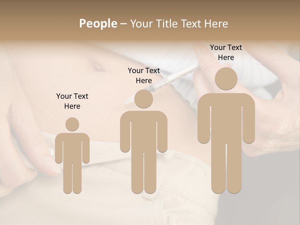Close Up Of Woman Injecting Drugs To Prepare For Ivf Treatment PowerPoint Template