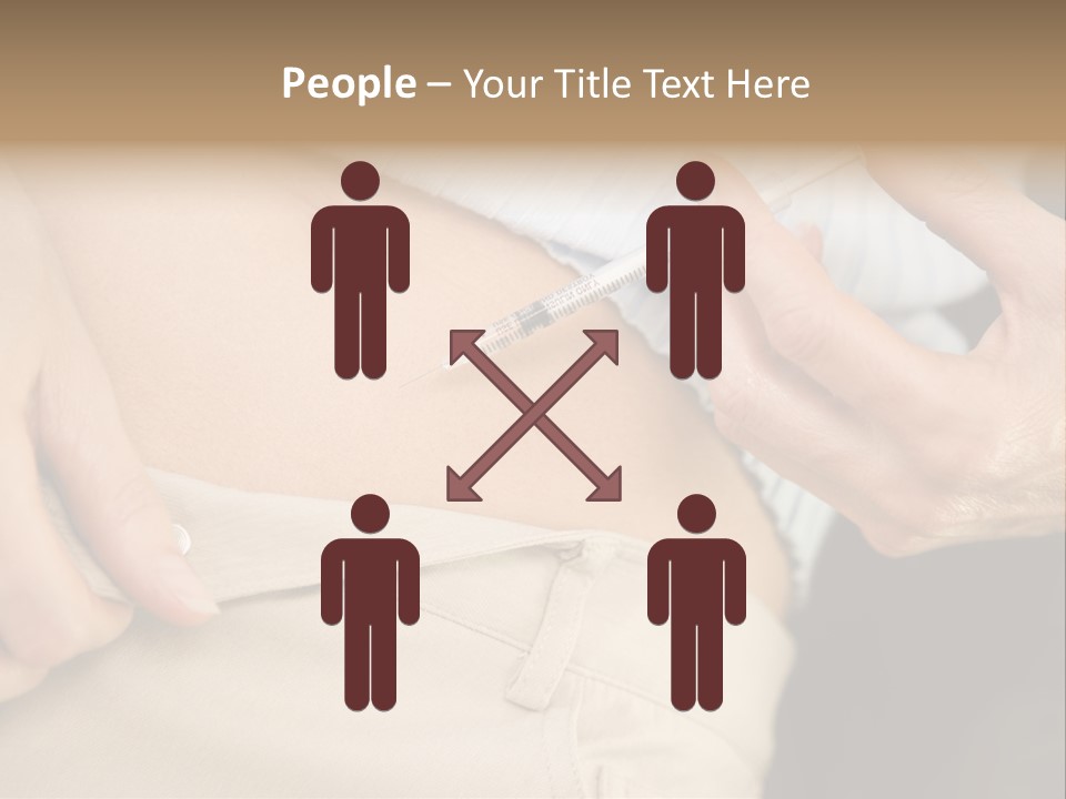 Close Up Of Woman Injecting Drugs To Prepare For Ivf Treatment PowerPoint Template