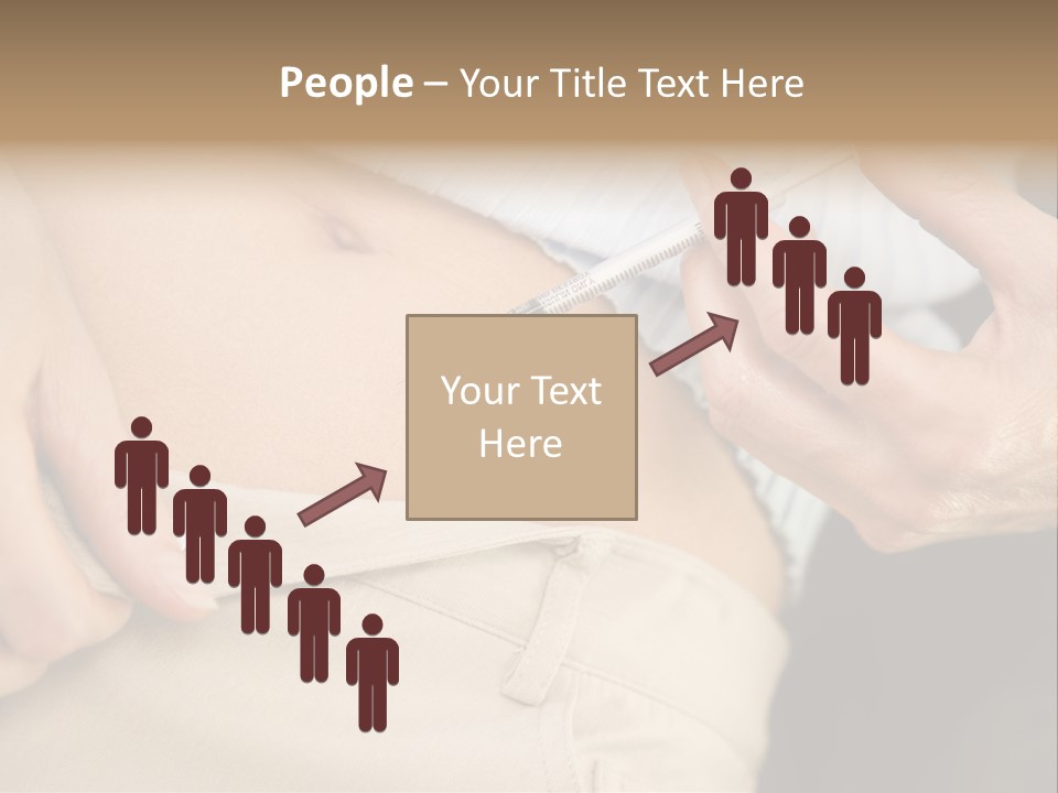 Close Up Of Woman Injecting Drugs To Prepare For Ivf Treatment PowerPoint Template