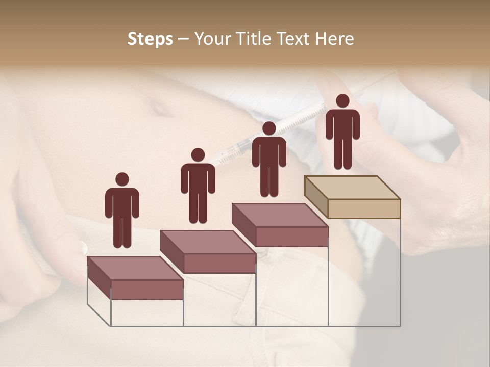 Close Up Of Woman Injecting Drugs To Prepare For Ivf Treatment PowerPoint Template
