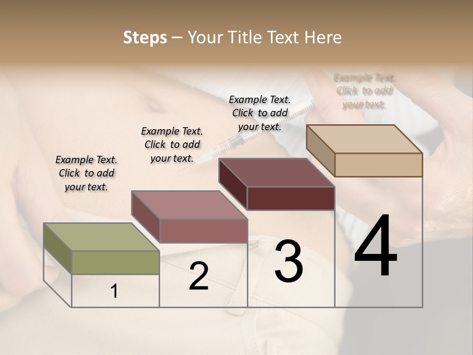Close Up Of Woman Injecting Drugs To Prepare For Ivf Treatment PowerPoint Template