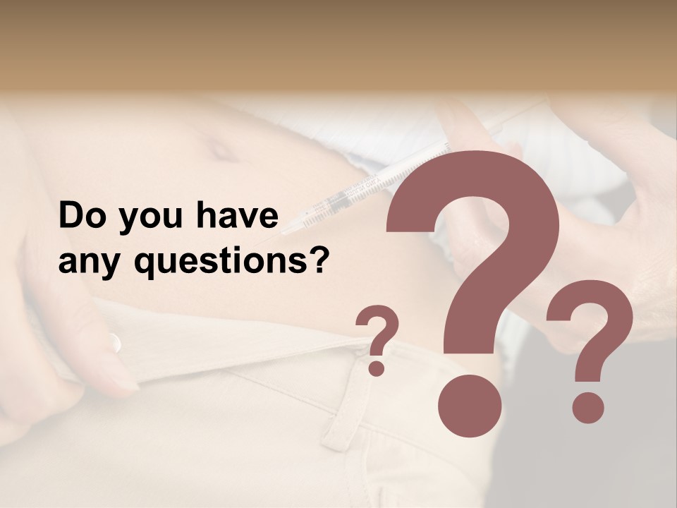 Close Up Of Woman Injecting Drugs To Prepare For Ivf Treatment PowerPoint Template