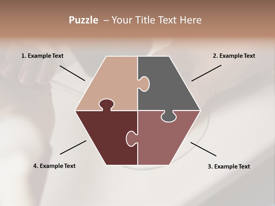 Embryologist Adding Sperm To Egg In Laboratory PowerPoint Template