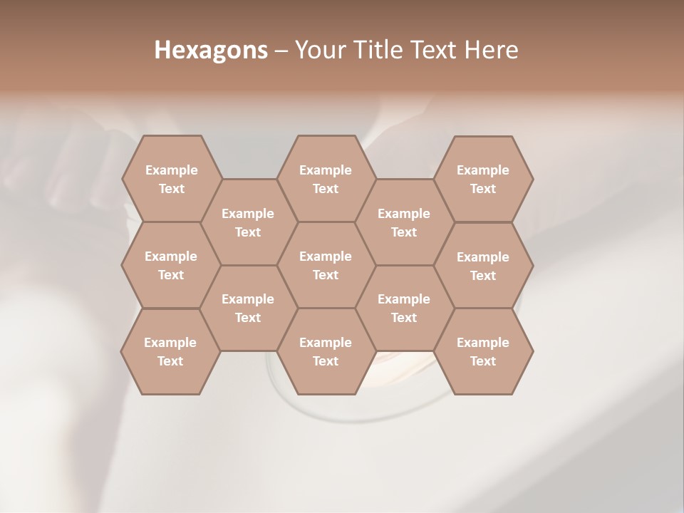 Embryologist Adding Sperm To Egg In Laboratory PowerPoint Template