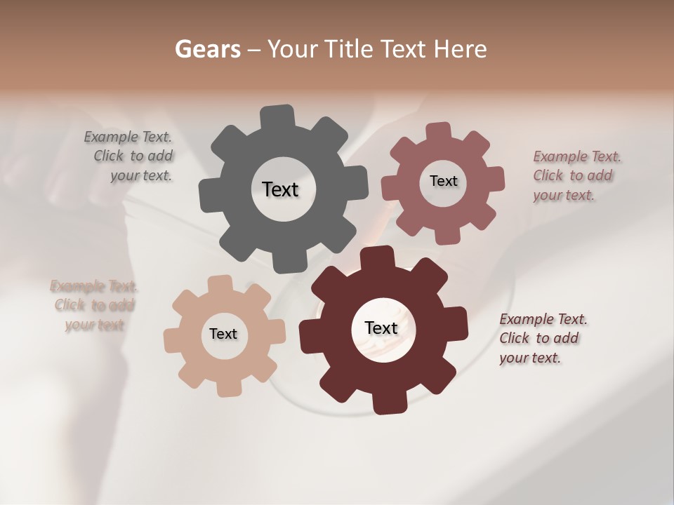 Embryologist Adding Sperm To Egg In Laboratory PowerPoint Template