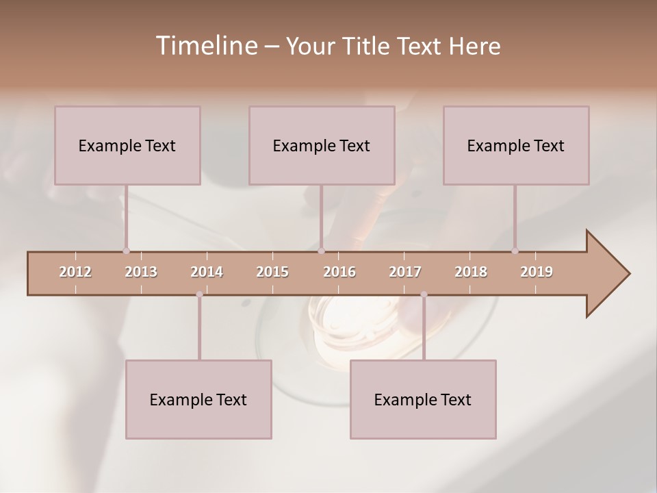 Embryologist Adding Sperm To Egg In Laboratory PowerPoint Template