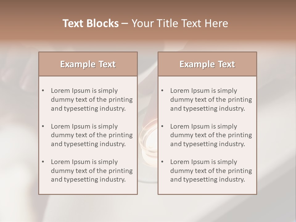 Embryologist Adding Sperm To Egg In Laboratory PowerPoint Template