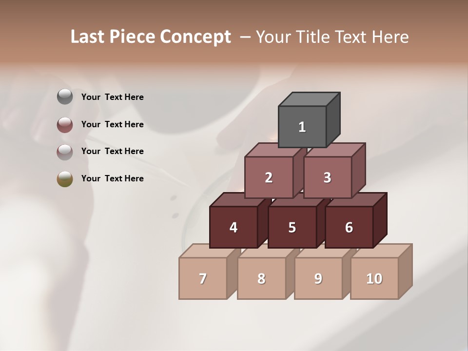 Embryologist Adding Sperm To Egg In Laboratory PowerPoint Template