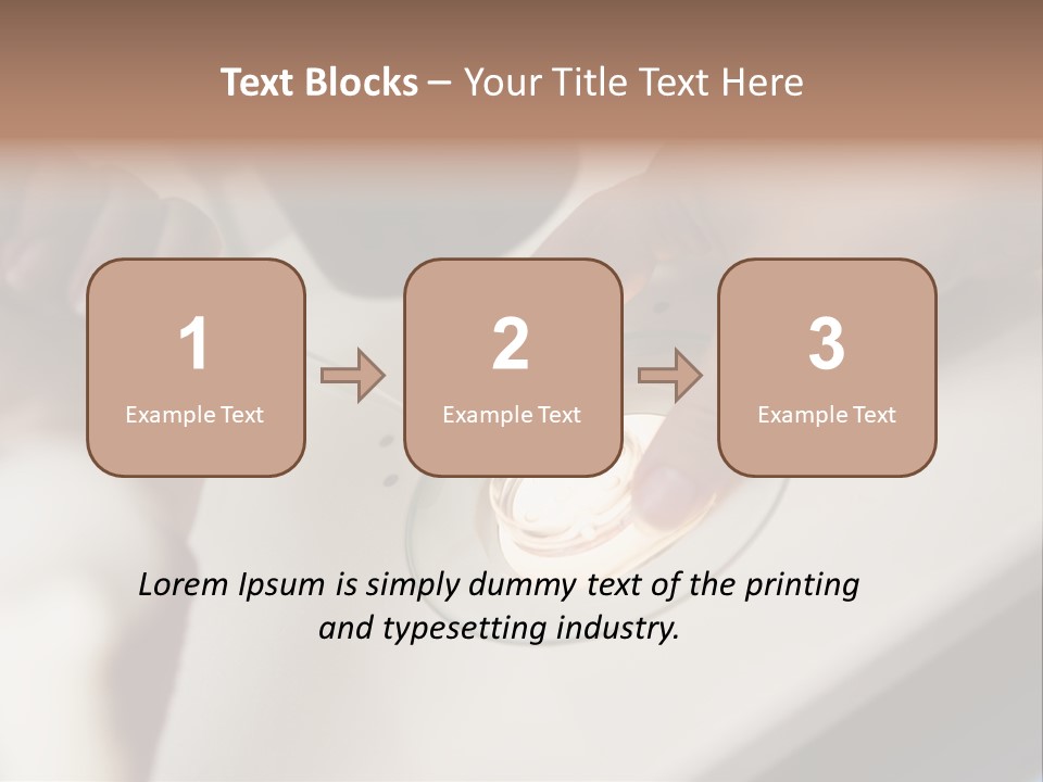 Embryologist Adding Sperm To Egg In Laboratory PowerPoint Template