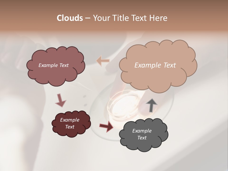 Embryologist Adding Sperm To Egg In Laboratory PowerPoint Template