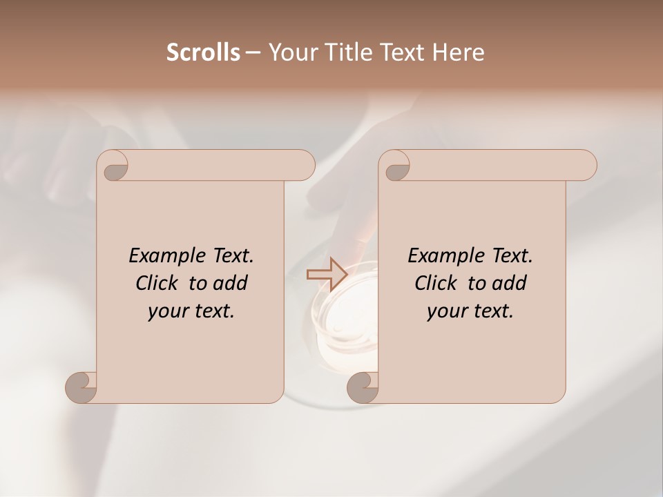 Embryologist Adding Sperm To Egg In Laboratory PowerPoint Template